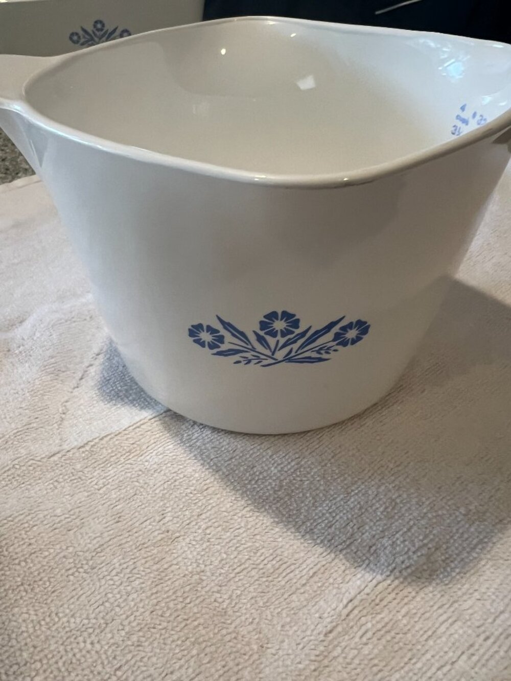 CorningWare Cornflower Blue Saucemaker – Vintage Pyroceram w/ Measurements